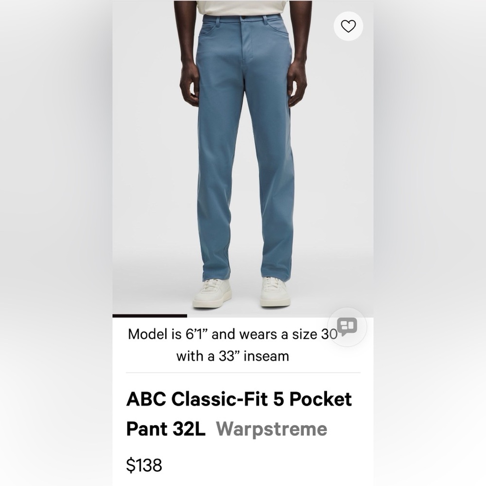 Lululemon ABC Classic-Fit Pants